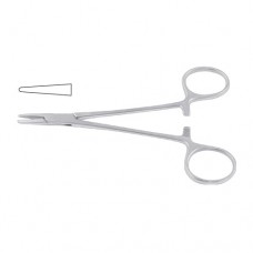 Halsey Needle Holder Smooth Jaws Stainless Steel, 13.5 cm - 5 1/4"